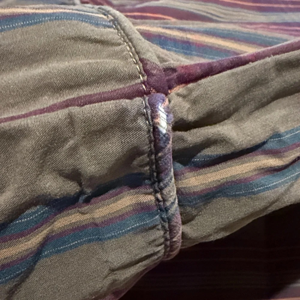 Vintage RL Ralph Lauren Home Pair of Adriana Plaid King Pillowcases